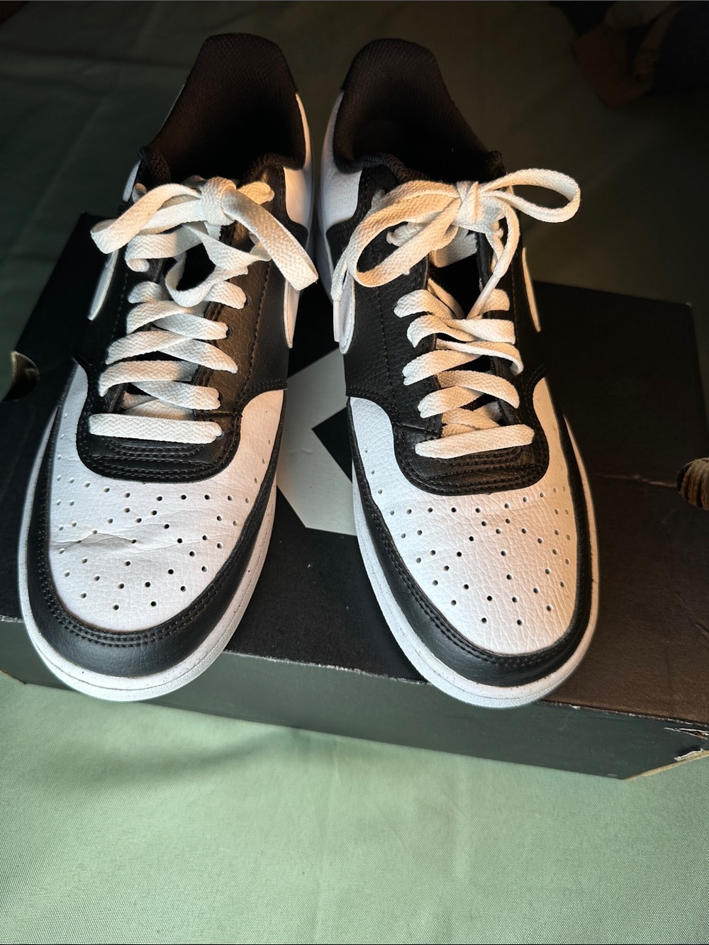 Nike Black and White Low Profile Sneakers
